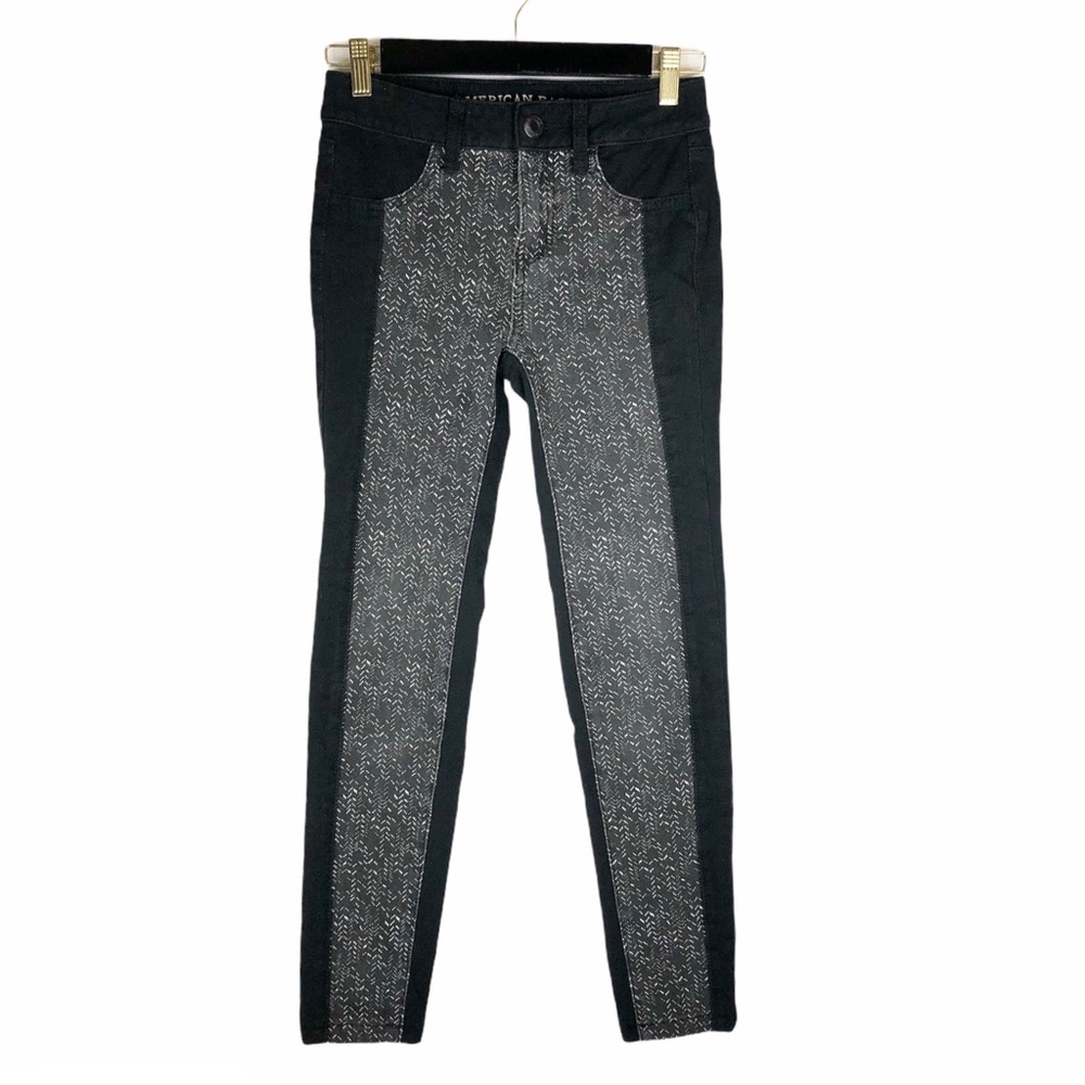 American Eagle high rise black jeggings